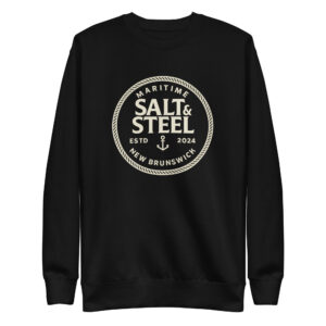 salt & steel maritime circular badge sweatshirt